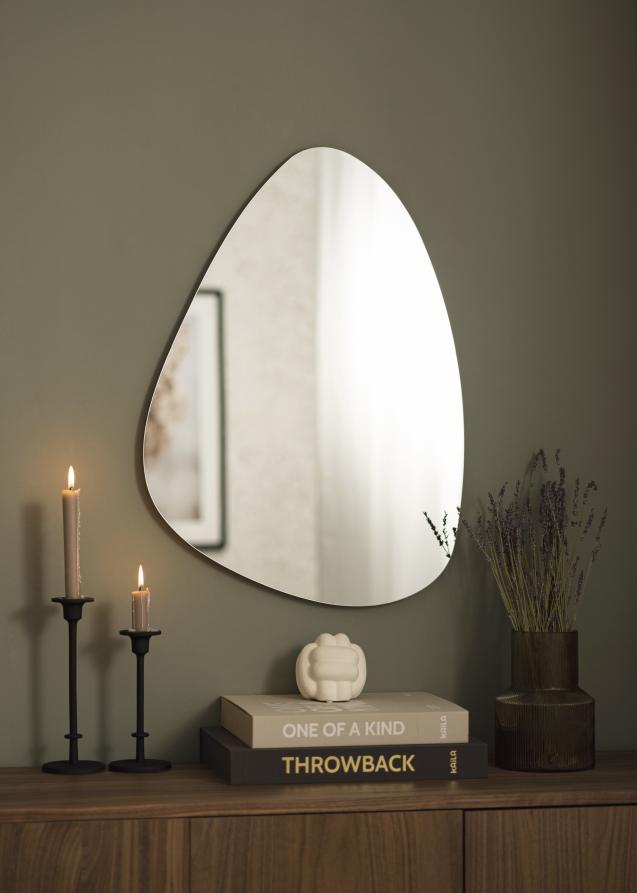 Acryl Gold Wandspiegel Aufkleber Spiegel Wanddekor Spiegel Dekorative  Spiegel Fliesen Ästhetik für Schlafzimmer Wohnzimmer Cloud-förmiger Spiegel