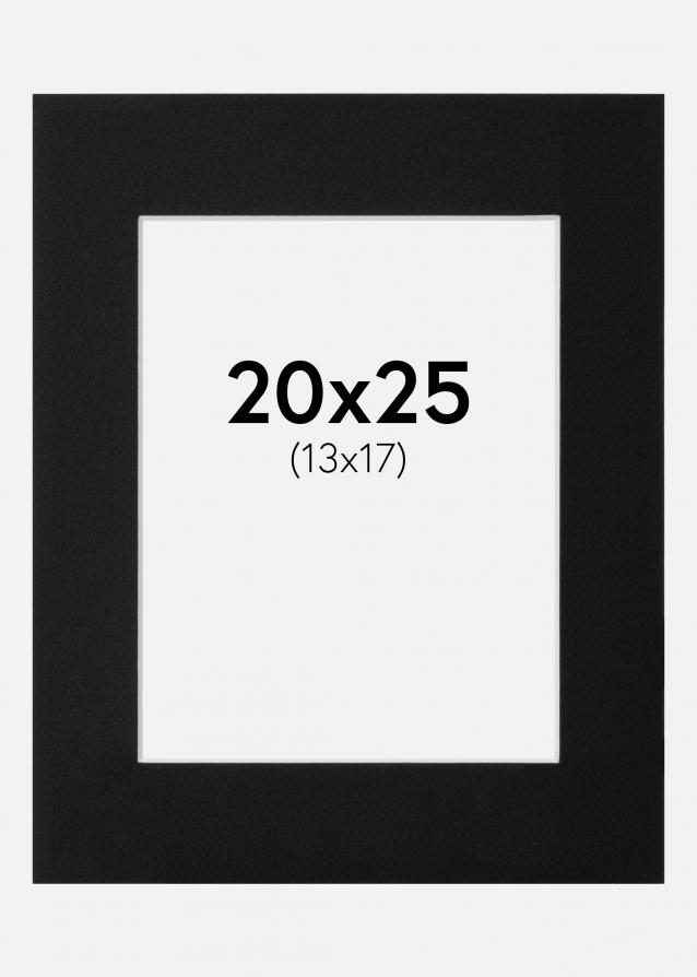 Artlink Passepartout Schwarz Standard (weißer Kern) 20x25 cm (13x17)