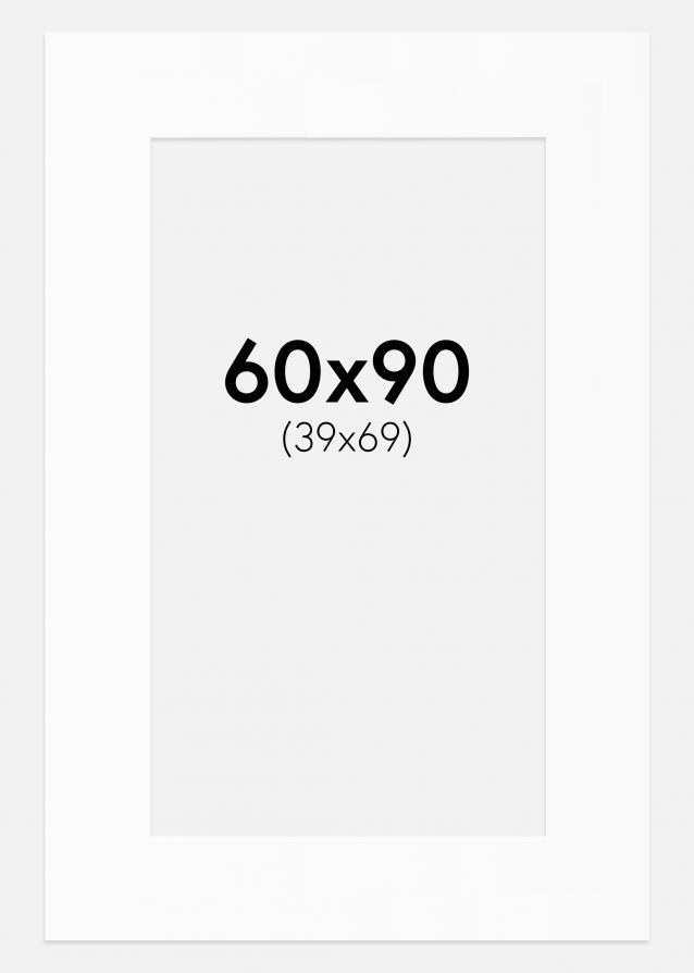 Artlink Passepartout Weiß Standard (weißer Kern) 60x90 cm (39x69)