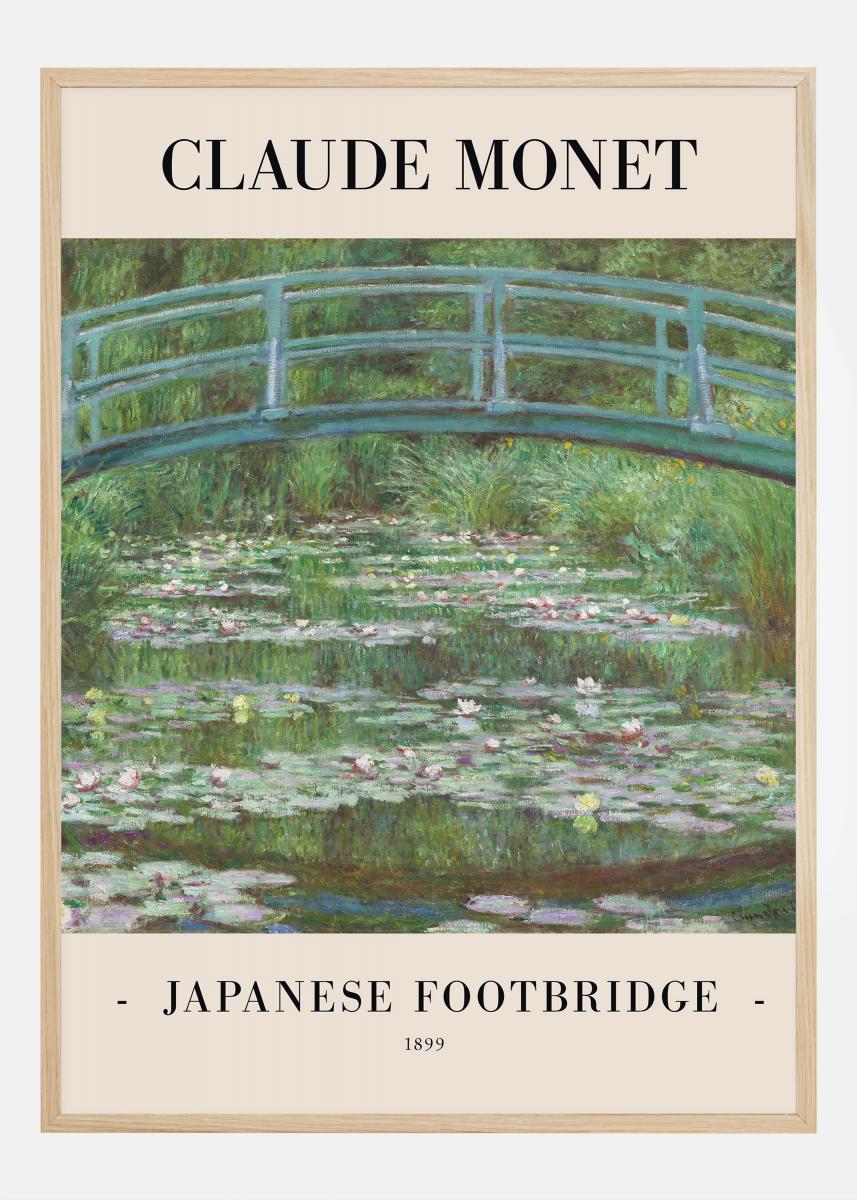 Hier Claude Monet -Japanese Footbridge 1899 Poster kaufen - BGASTORE.DE