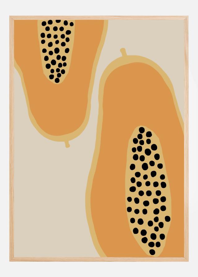 Bildverkstad Papaya Fruit Poster