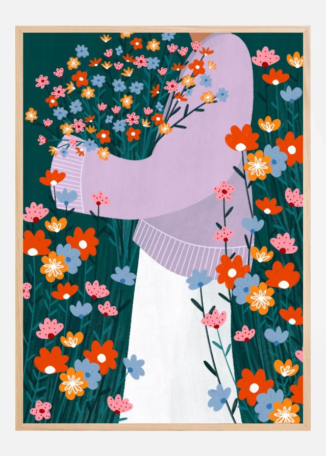 Bildverkstad Wildflower Garden Poster