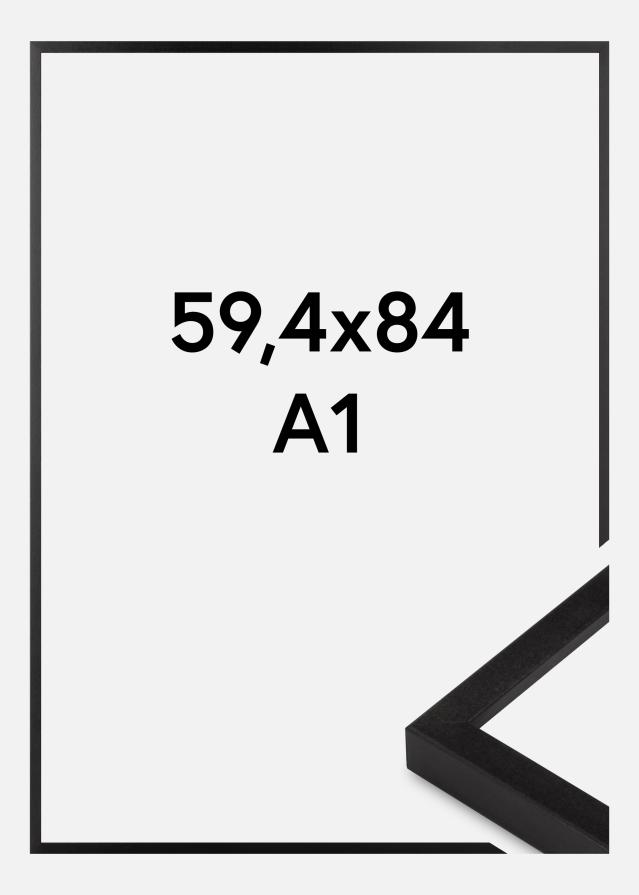 Innova Bilderrahmen Schwarz Schmal 59,4 x 84,1 cm (A1)