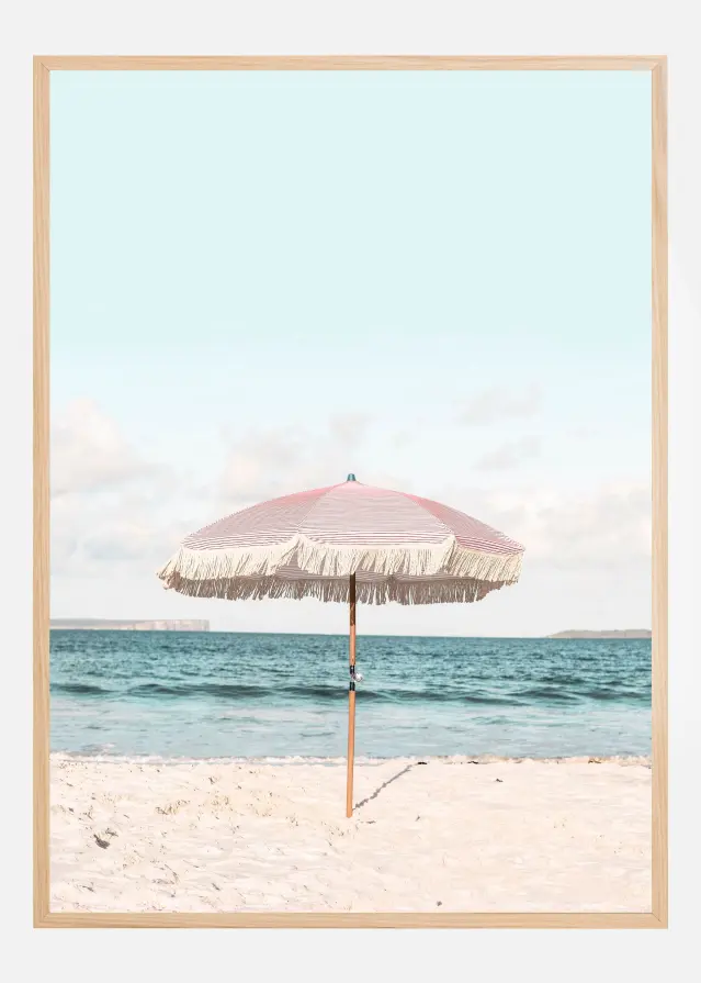 Bildverkstad Pink Umbrella Poster