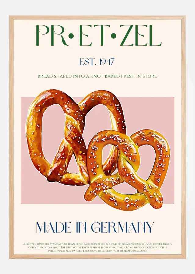 Bildverkstad Pretzel Print Poster