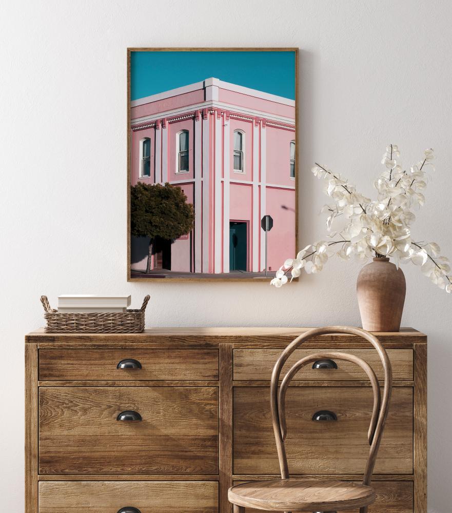 Bildverkstad Pink Building Poster