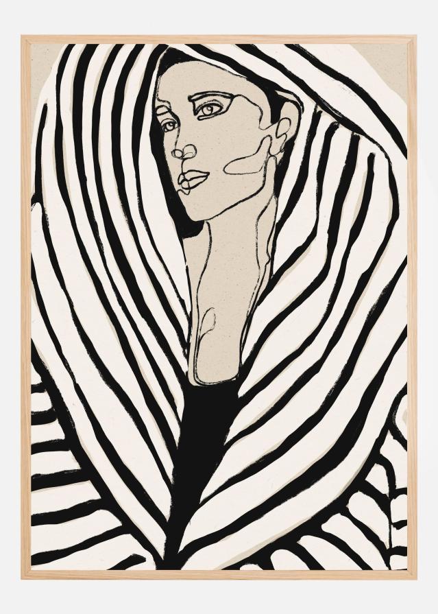 Bildverkstad Striped Coat Poster