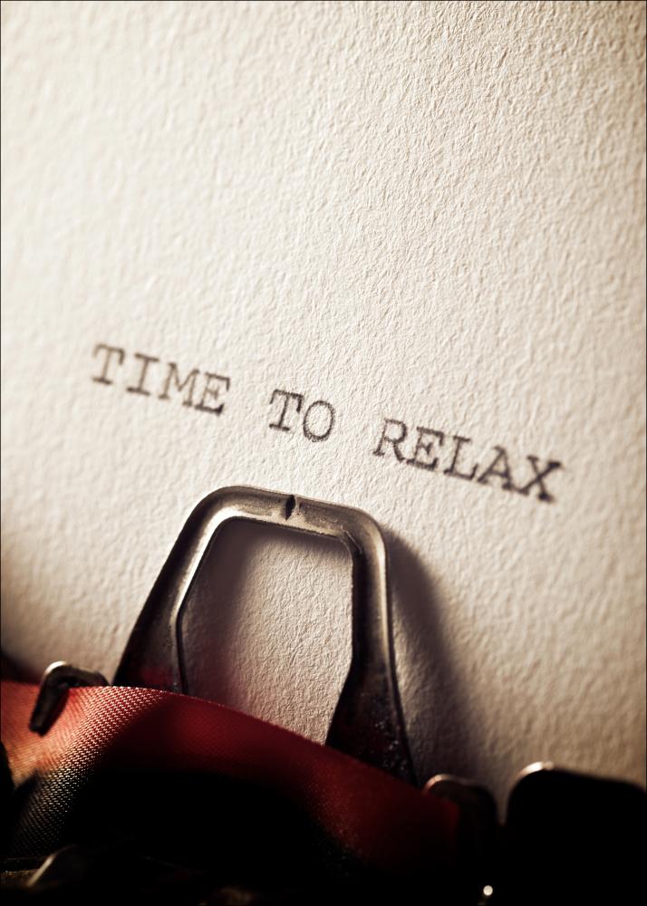 Bildverkstad Time to Relax Poster