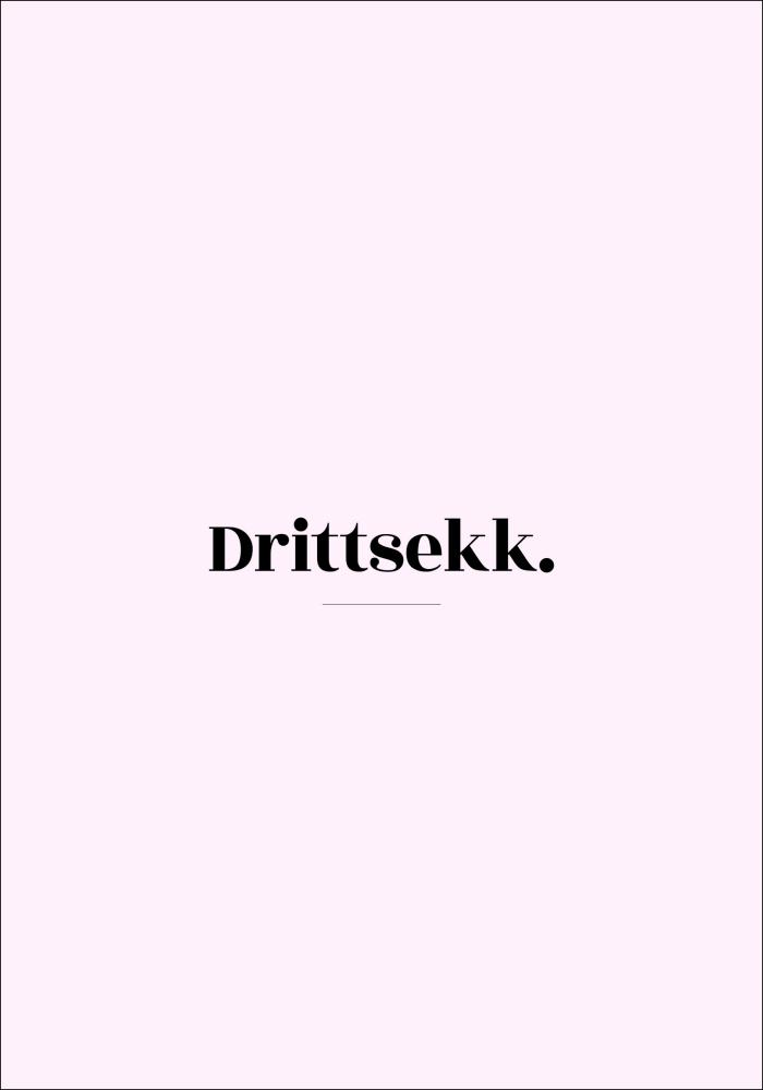 Bildverkstad Zitat - Skam - Drittsekk - Rosa Poster