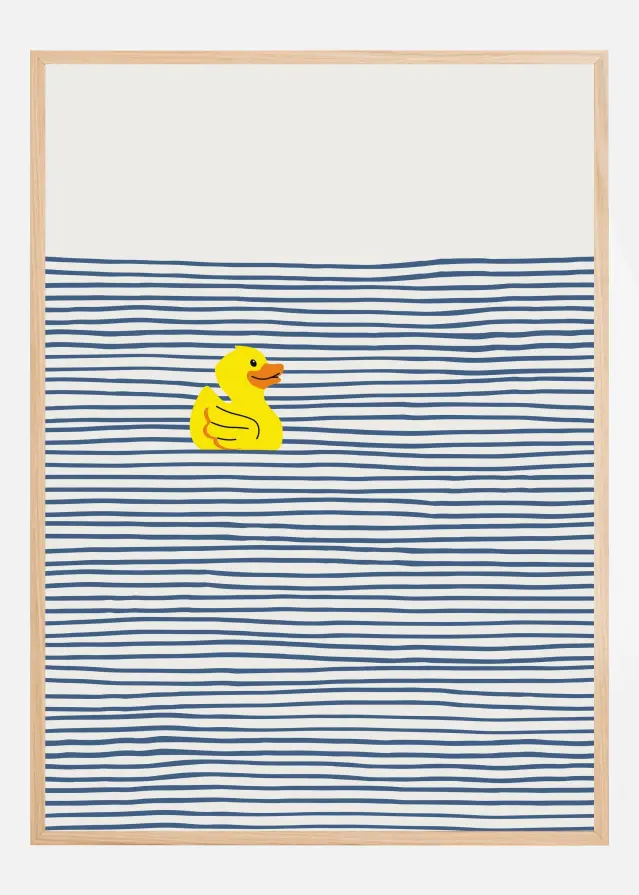 Bildverkstad Yellow Rubber Duck Poster