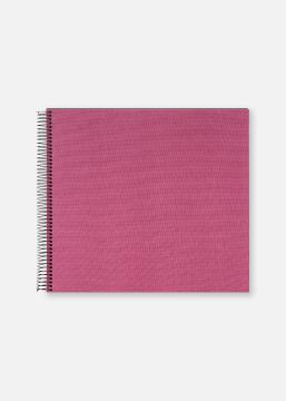 Goldbuch Bella Vista Spiralalbum Fuchsia - 35x30 cm (40 schwarze Seiten / 20 Blatt)