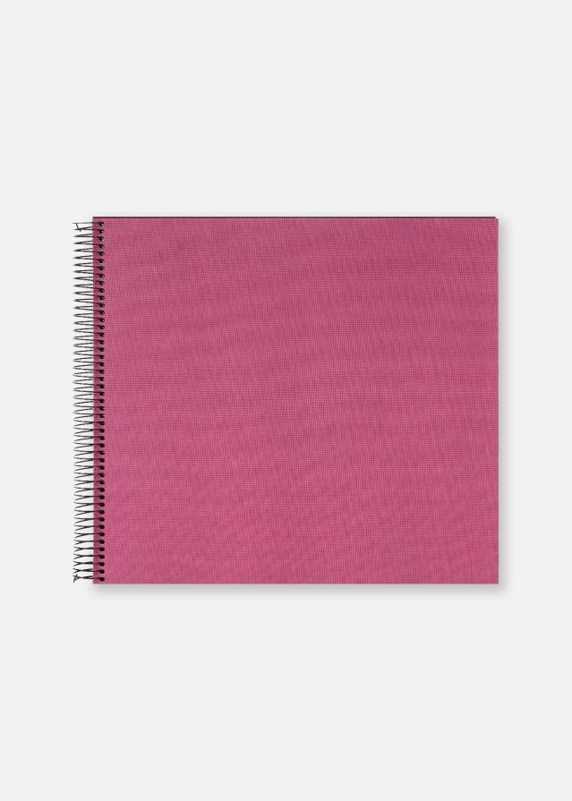 Goldbuch Bella Vista Spiralalbum Fuchsia - 35x30 cm (40 schwarze Seiten / 20 Blatt)