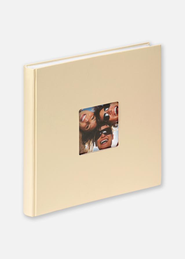 Walther Fun Album Creme - 26x25 cm (40 weiße Seiten / 20 Blatt)