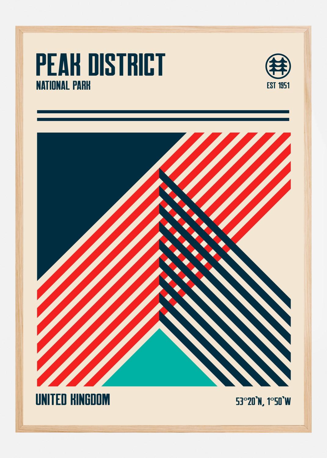 Product Image for Peak District National Park Travel Poster Poster (21x29.7 cm (A4))