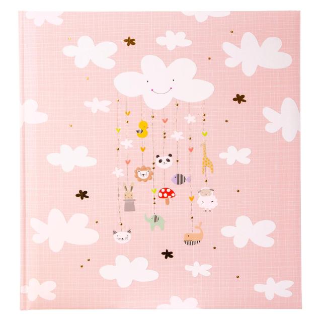 Goldbuch Mobile Girl Babyalbum - 30x31 cm (60 weiße Seiten / 30 Blatt)