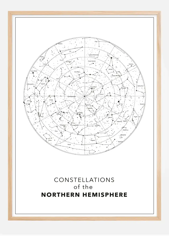 Bildverkstad Northern hemisphere Poster