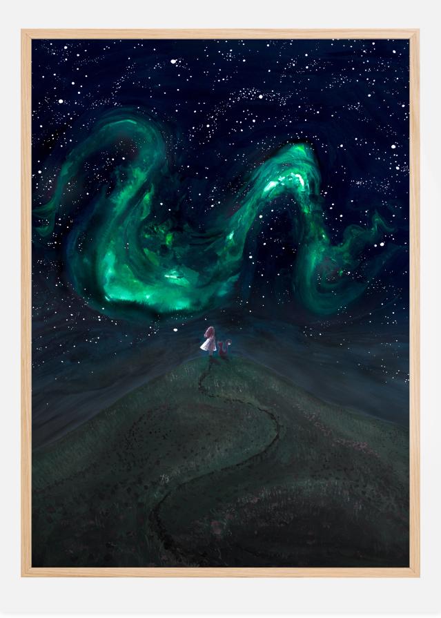 Bildverkstad Northern Lights Poster