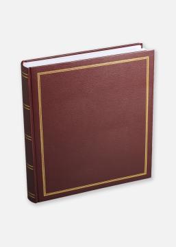 Estancia Diamant Fotoalbum Weinrot 27,5x32 cm (100 weiße Seiten / 50 Blatt)