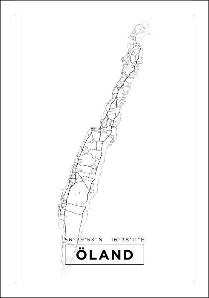 Bildverkstad Map - Öland - White