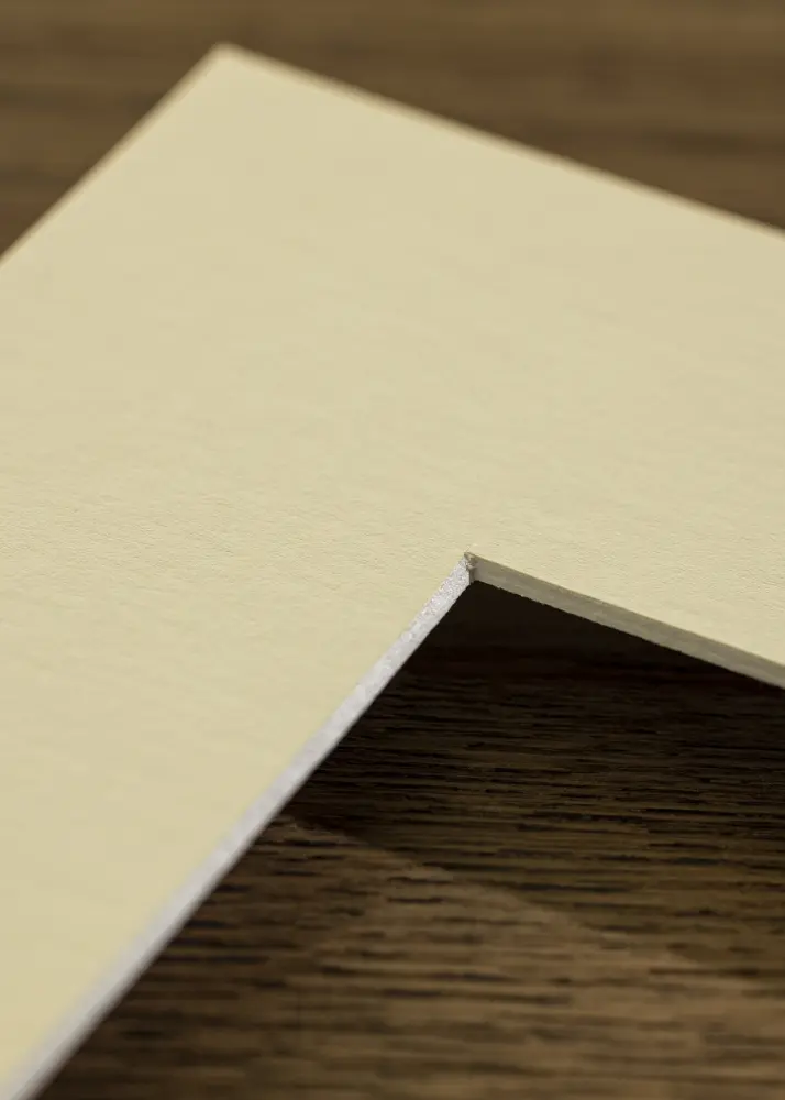 Konstlist Crescent Passepartout Antique White (weißer Kern) 21x30 cm (17x23)