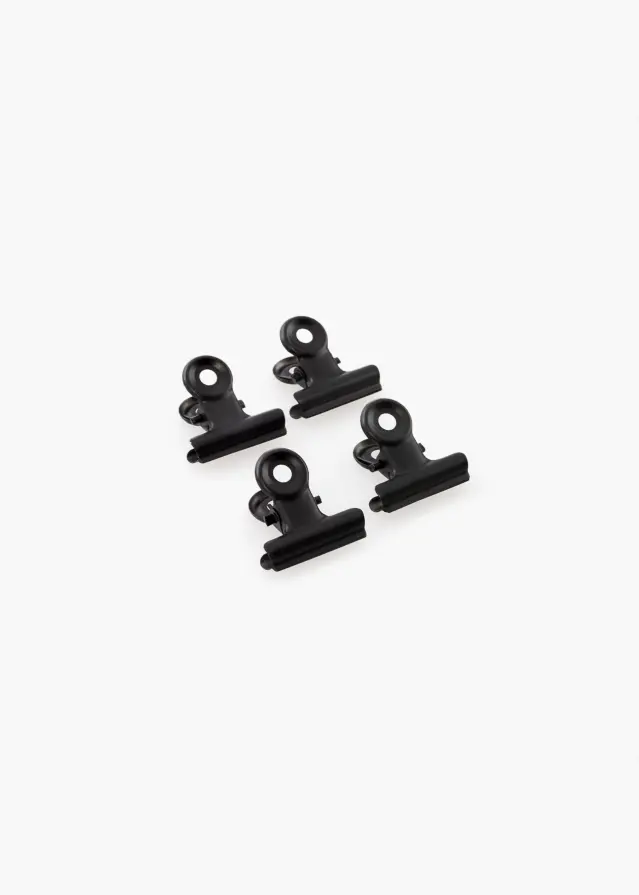 KAILA KAILA Poster Clip Black 20 mm - 4-p