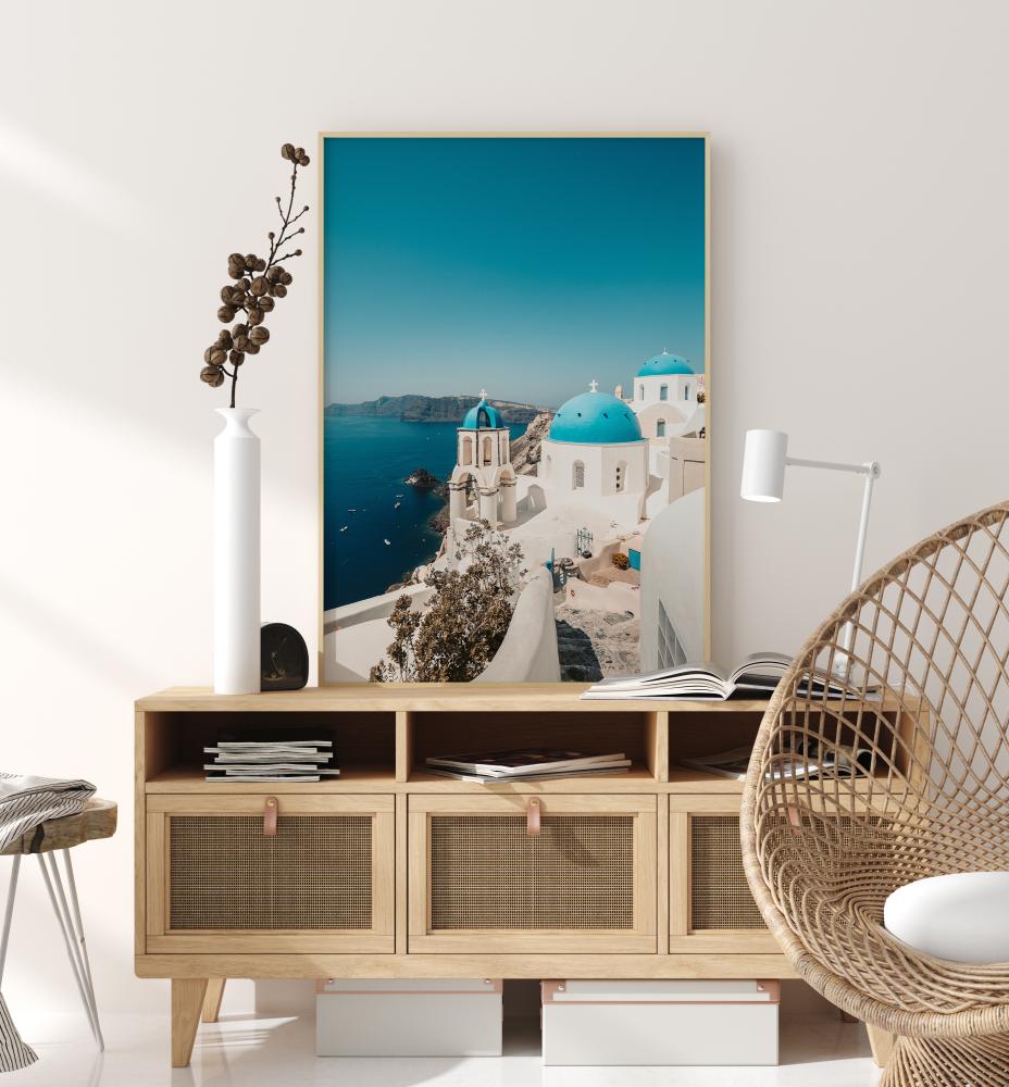 Bildverkstad Blue Greece Poster