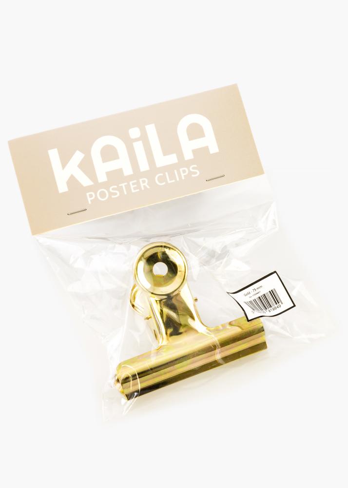 KAILA KAILA Poster Clip Gold - 75 mm