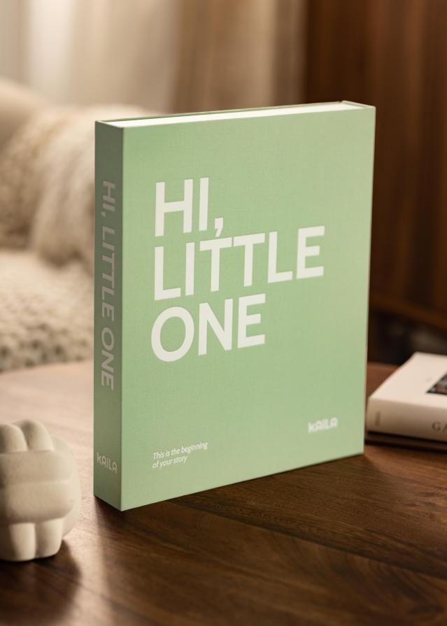 KAILA KAILA HI LITTLE ONE Mint - Coffee Table Photo Album (60 Schwarze Seiten)