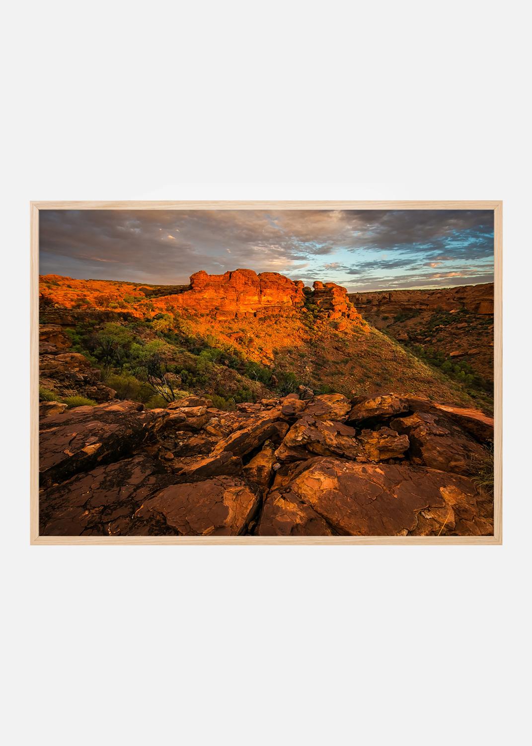 Product Image for Rote Berge Poster (40x50 cm)