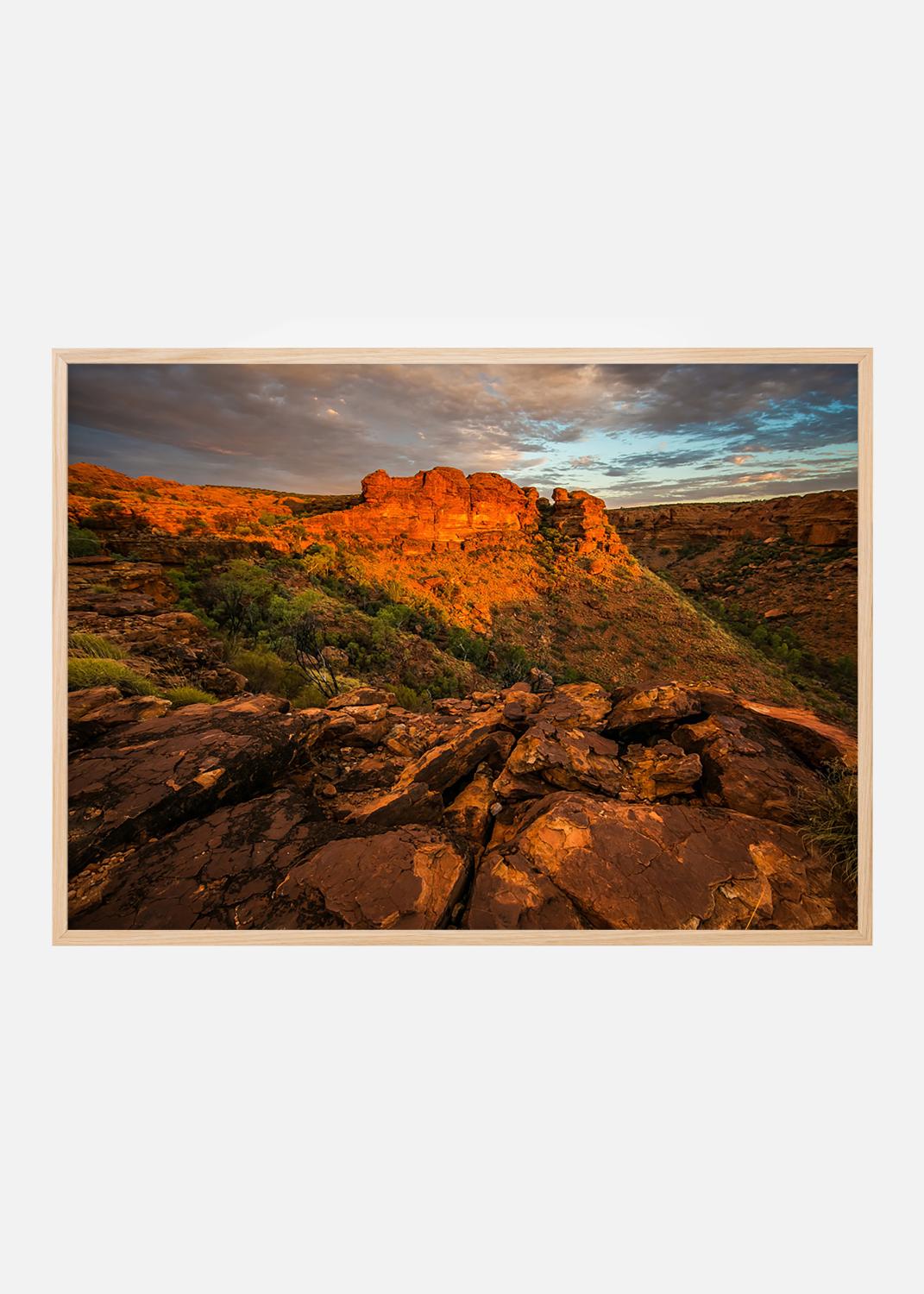 Product Image for Rote Berge Poster (50x70 cm)