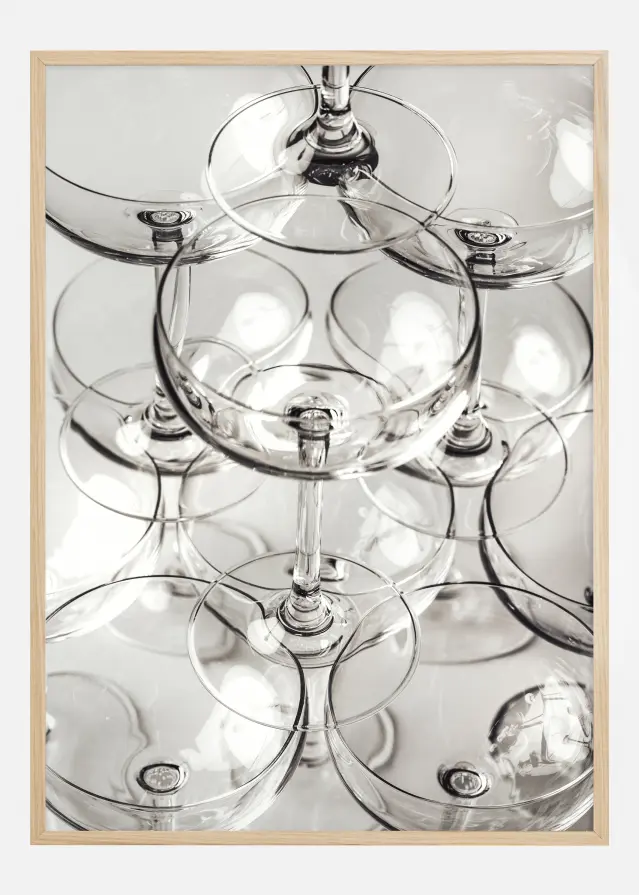 Bildverkstad Champagne tower III Poster