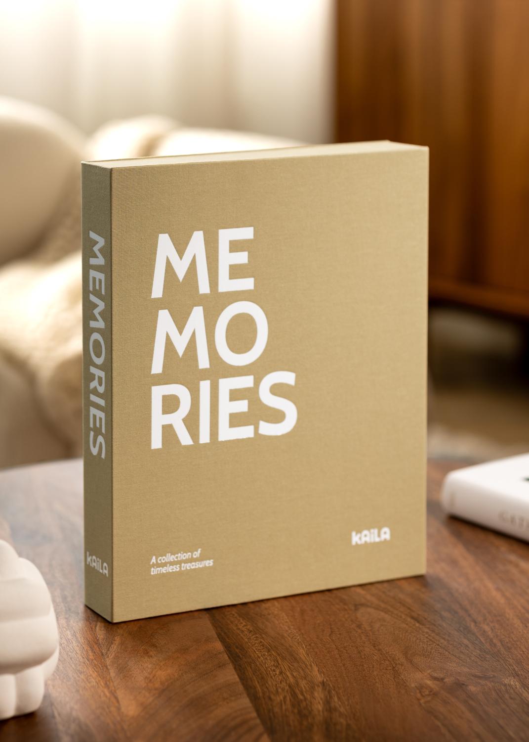 Product Image for KAILA MEMORIES Vanilla - Coffee Table Photo Album (60 Schwarze Seiten)