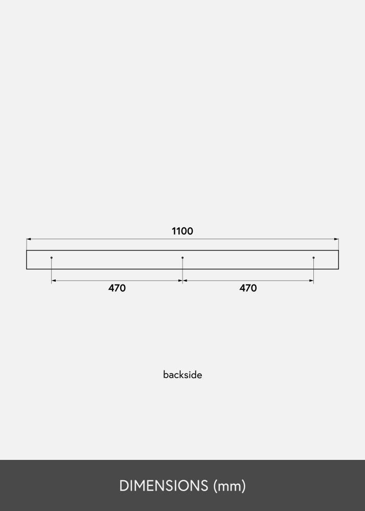 KAILA KAILA Bilderregal Bambus 110 cm