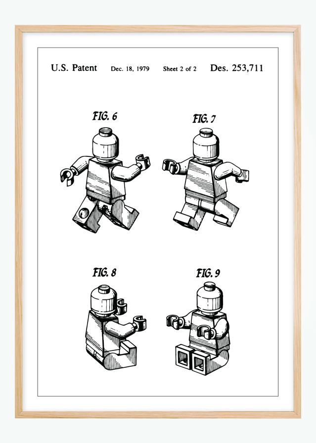 Bildverkstad Patentzeichnung - Lego II Poster