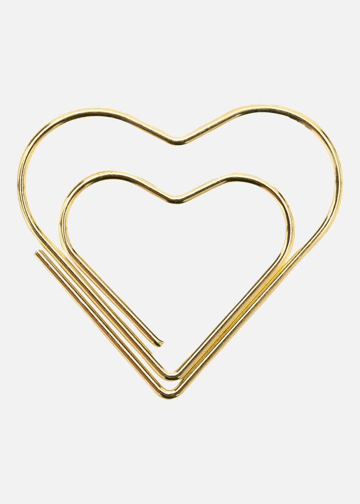 Walther PAC Metall Paperclip Heart Gold