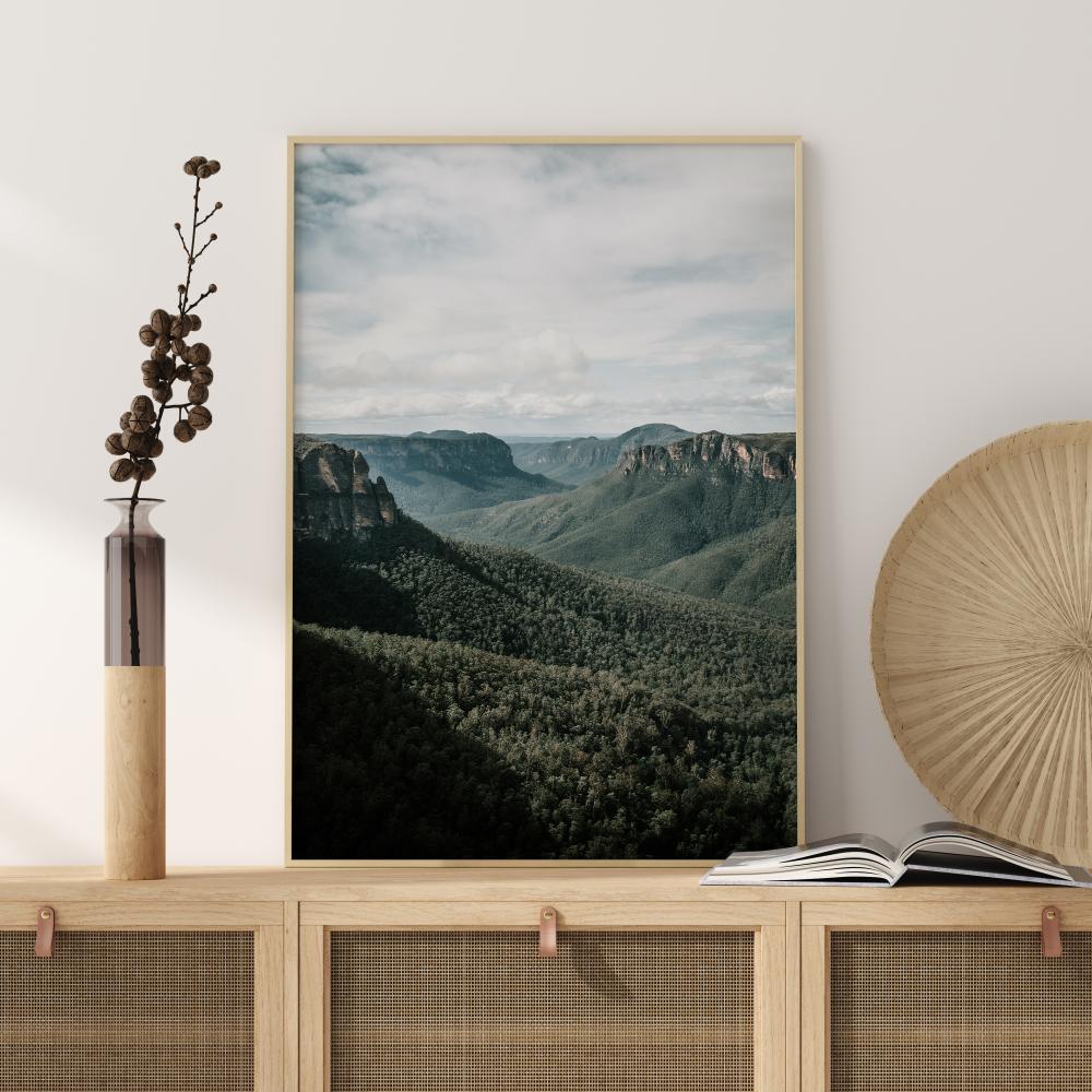 Bildverkstad Over The Mountains Poster