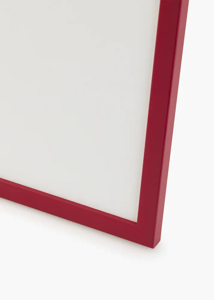 Ram med passepartou Rahmen Edsbyn Rot 50x60 cm - Passepartout Schwarz 14x18 inches