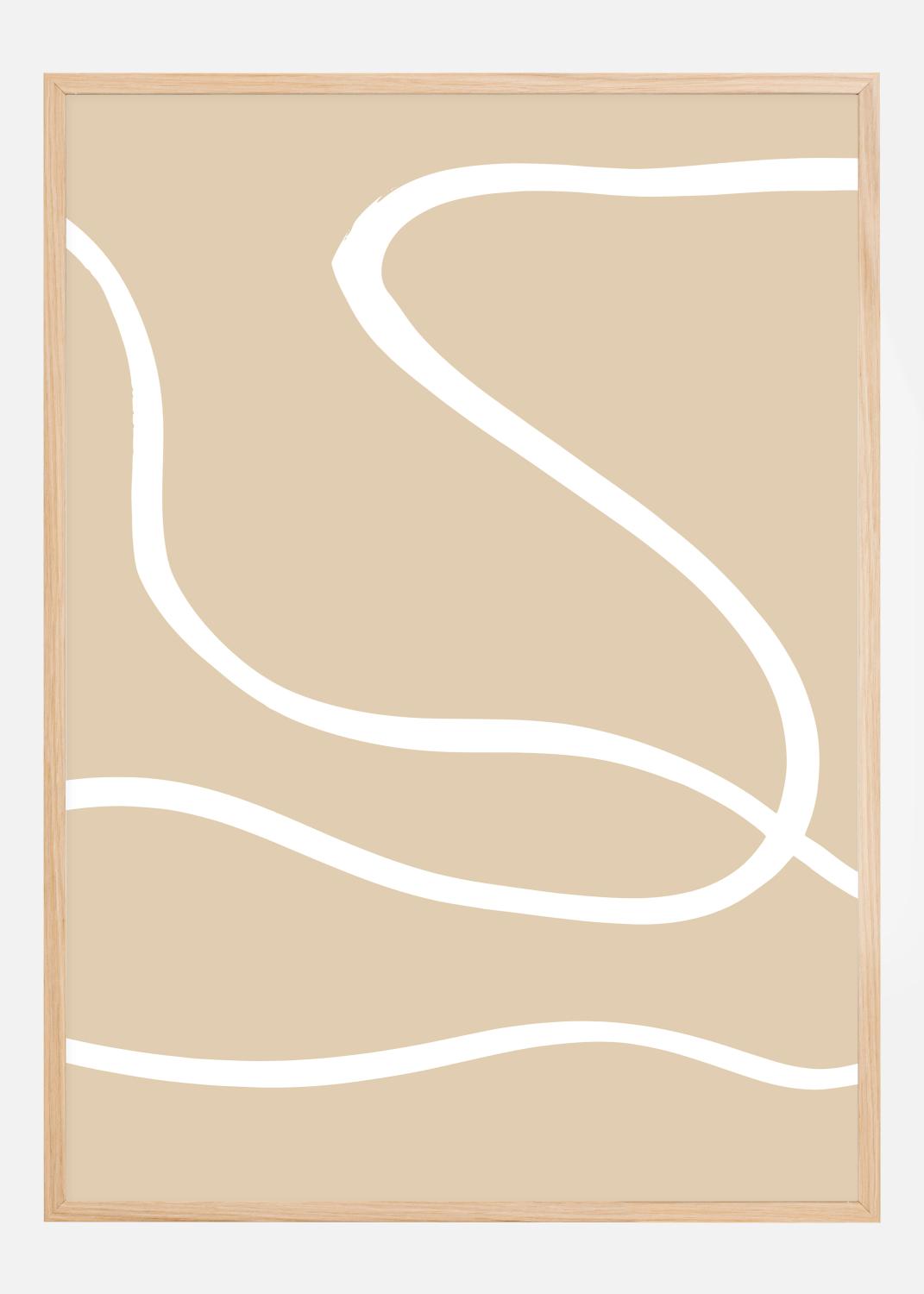 Product Image for Beige Lines I Poster (21x29.7 cm (A4))