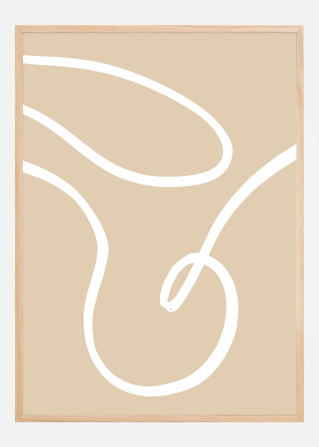 Product Image for Beige Lines II Poster (21x29.7 cm (A4))
