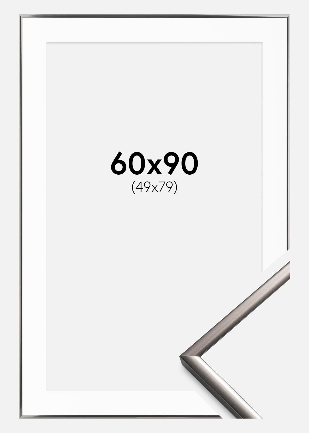 Product Image for Rahmen New Lifestyle Stahl 60x90 cm - Passepartout Weiß 50x80 cm