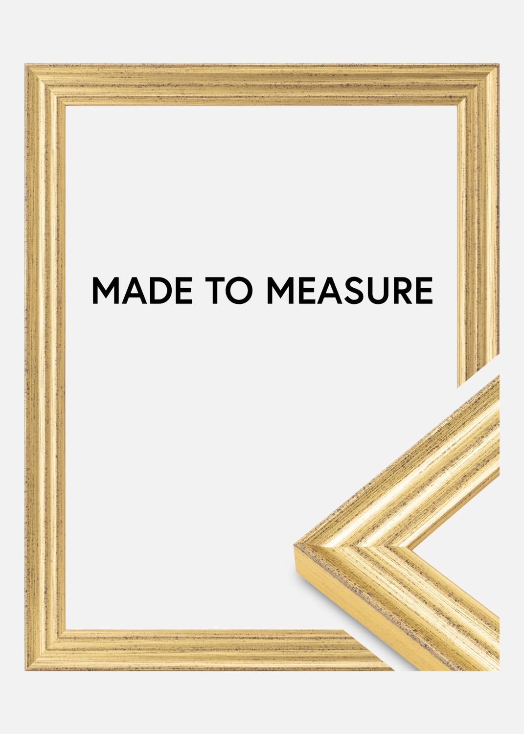 Product Image for Rahmen Heby Gold - Größe nach Wunsch (Bilderrahmenprobe)