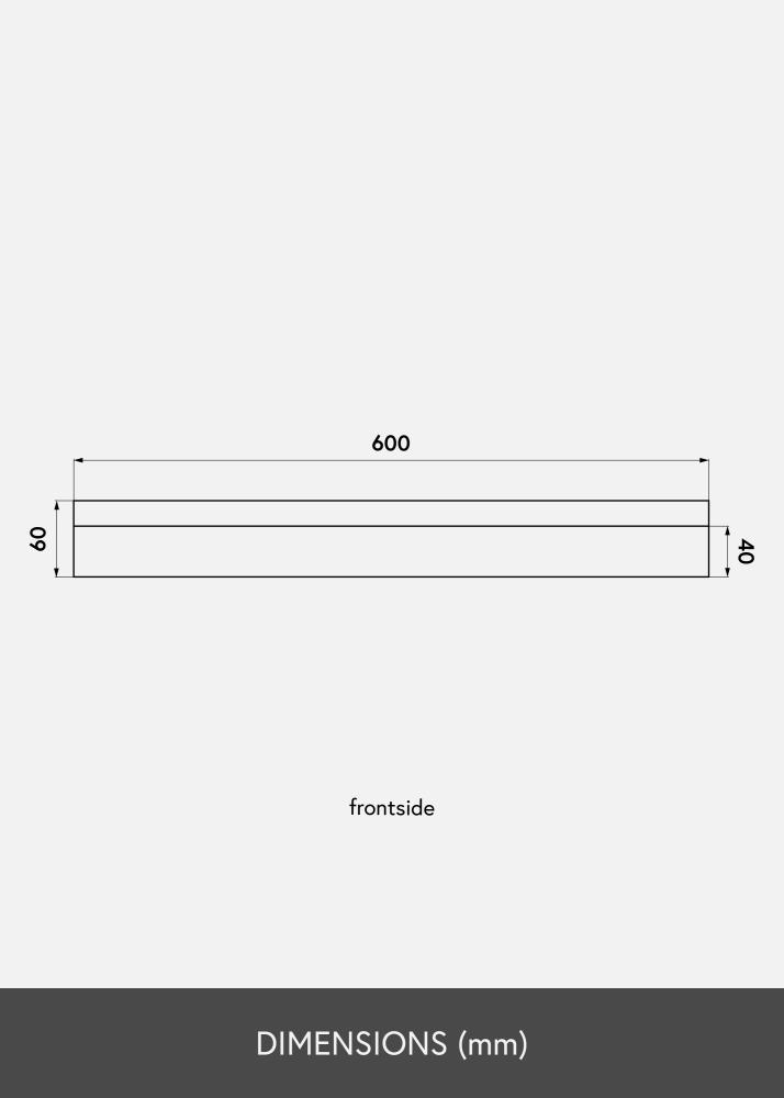 KAILA KAILA Bilderleiste Weiß 60 cm