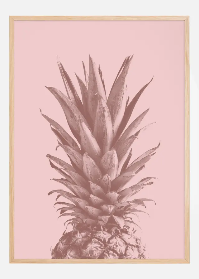 Bildverkstad Pinapple Pink Poster