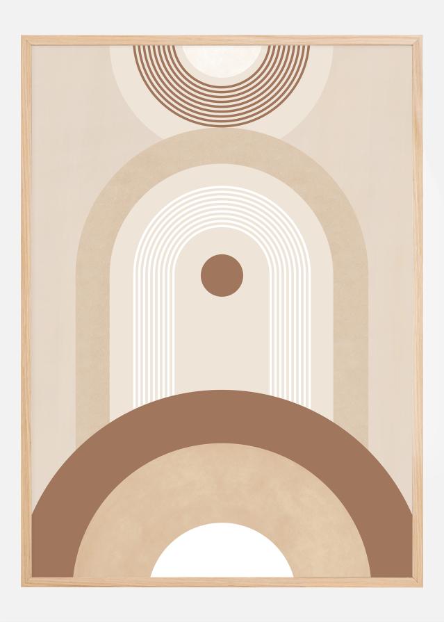 Bildverkstad Beige Mid Century Poster No.2 Poster