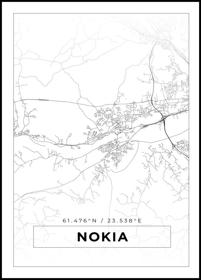 Bildverkstad Map - Nokia - White