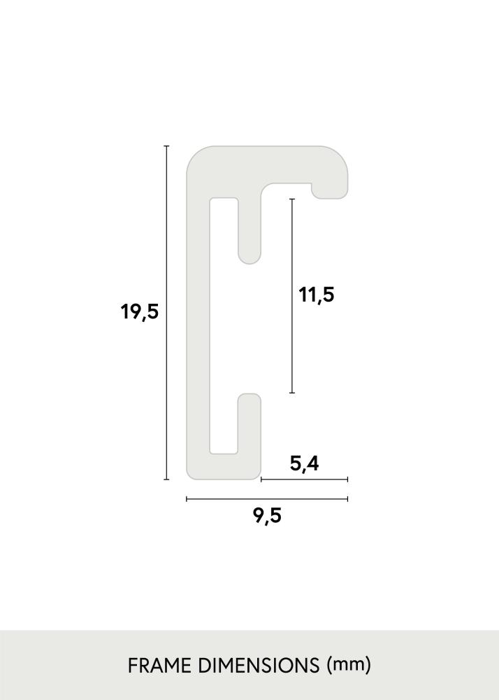 Nielsen Rahmen Nielsen Premium Classic Matt Schwarz 60x90 cm