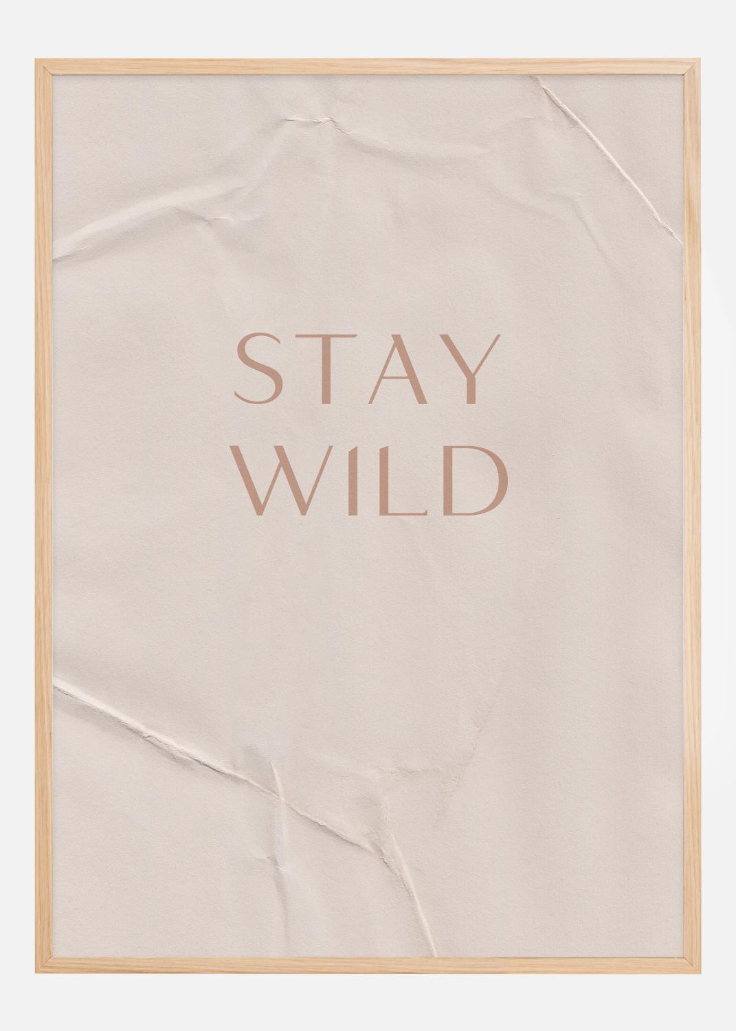 Product Image for Stay Wild Poster (30x40 cm)