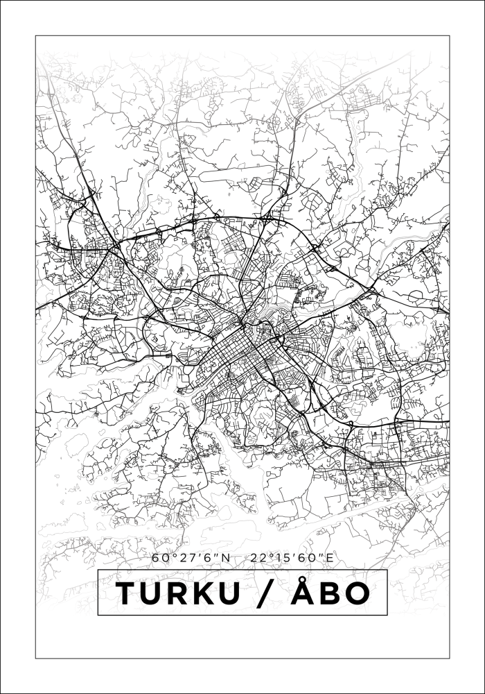 Bildverkstad Map - Turku / Åbo - White