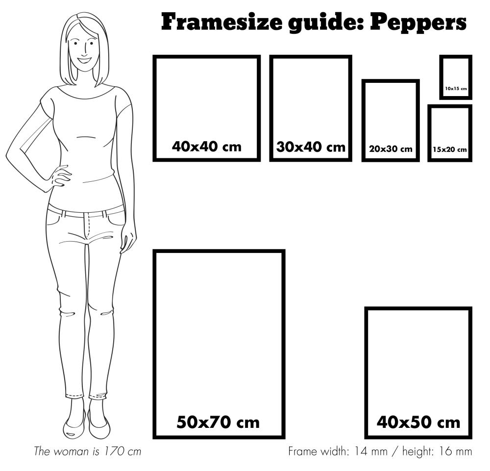 Walther Rahmen Peppers Mahagoni 40x50 cm