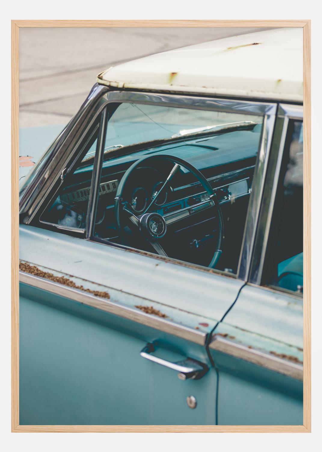 Product Image for Old Blue Car Poster (21x29.7 cm (A4))